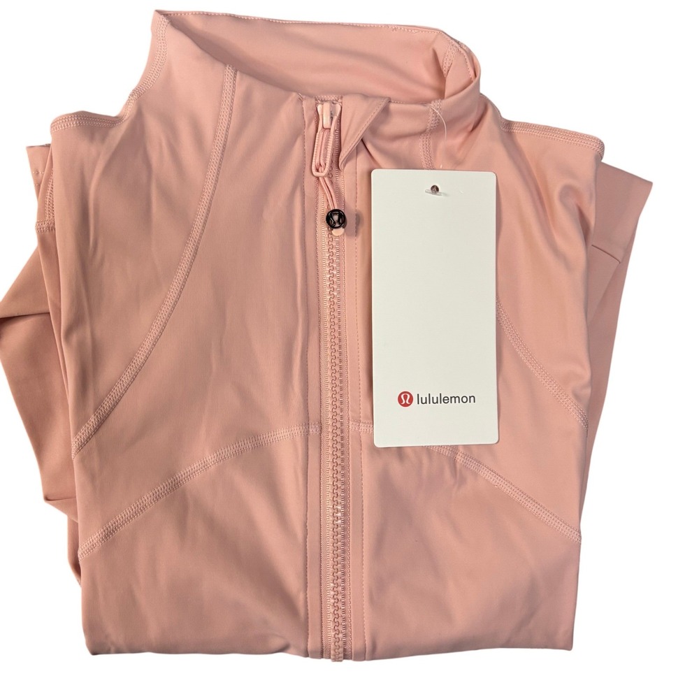 Lululemon Define‎ Jacket Pink Luon Full Zip Yoga Athletic Coat Women S/M Size 6